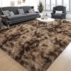 1pc Luxurious Rectangular Shaggy Plush Carpet Rug - Soft, Fluffy,Perfect for Living Room Sofa, bed Room, Home High-end Decorative, Easy to Clean