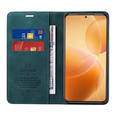 BETOPNICE 003 Pro Xiaomi 14T Pro Kožené pouzdro typu peněženka Kryt na telefon se stojánkem