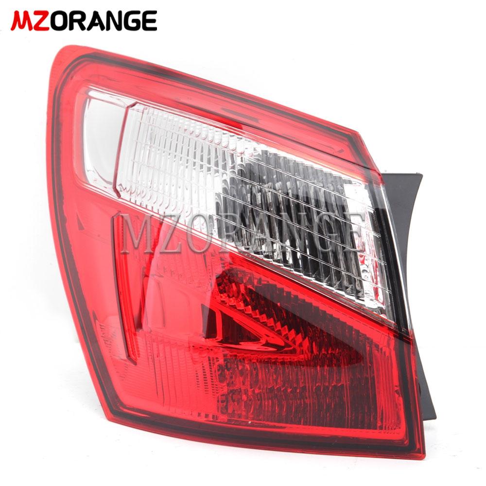 Auto Äußere Hinten Schwanz Licht Für Nissan Qashqai 2008-2015 EU Version Bremse Nebel Lampe Zubehör Auto Warnung Lauflicht
