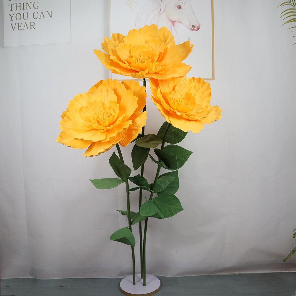 Foam Material Giant PE Foam Peony Giant Size Wedding Accessories  Home Decoration