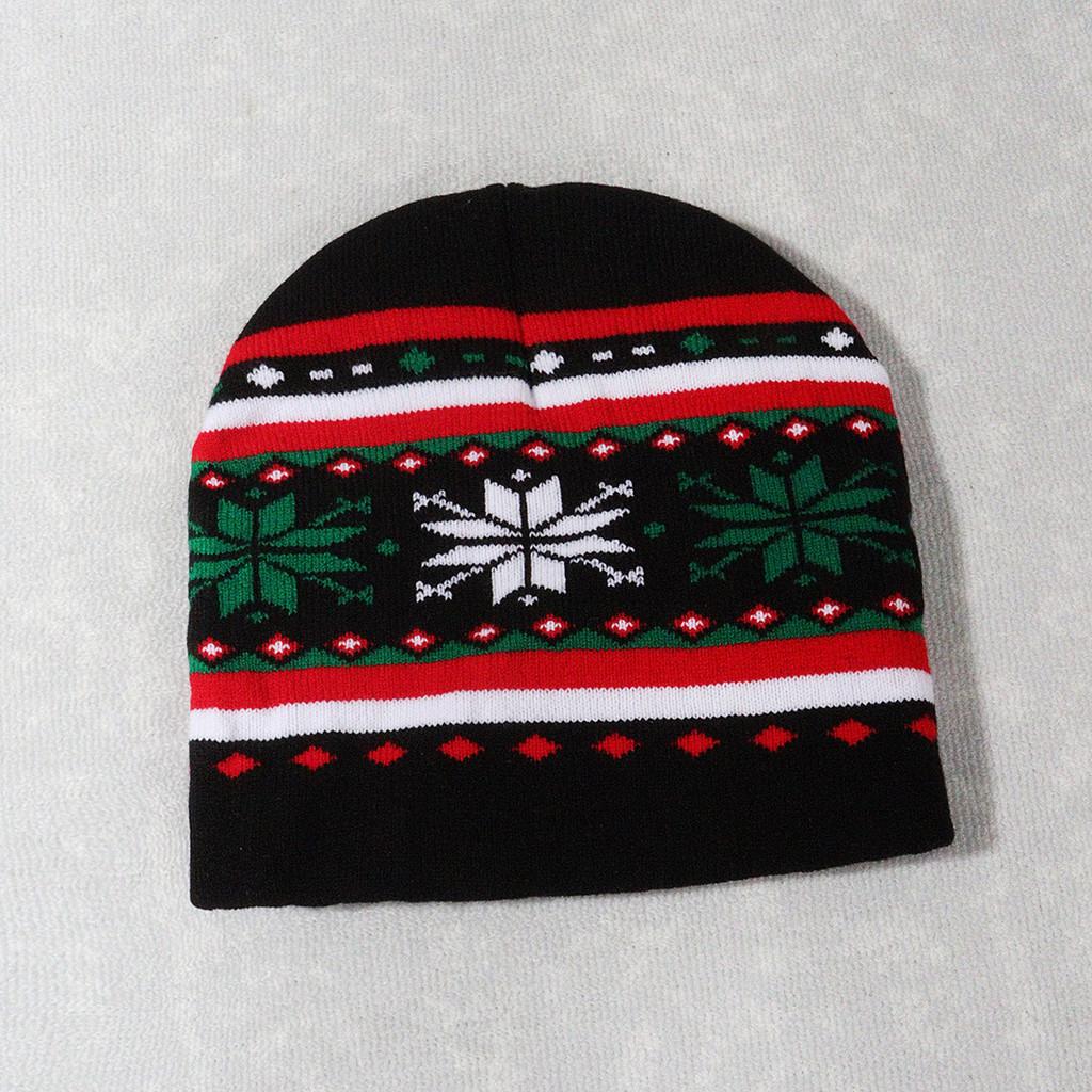 Nitted Hats Warm Christmas Hat Cute High Elastic Cap Soft Warm Cap Leisure Xmas