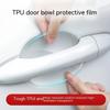 Film Protecteur Transparent pour Poignée de Porte, Autocollant Protecteur Résistant aux Rayures, Facile à Appliquer