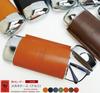 Glasses Case, Eyeglasses Case, Hard, Stylish, Large, Leather, Tochigi Leather, Men's & Women's (Camel), L