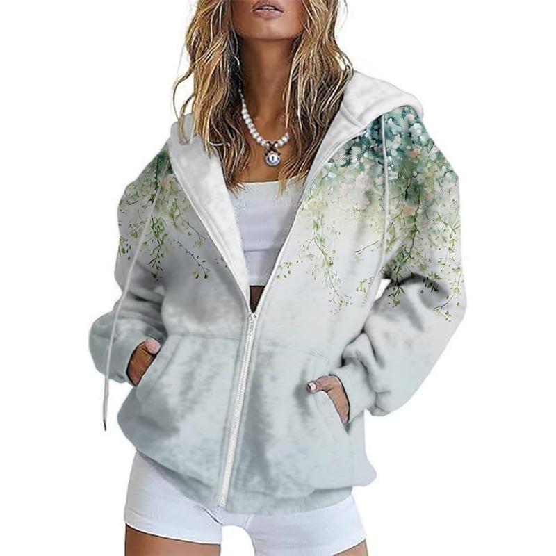 2025 Upgrade Fashion with Our 3D Digital Printed Women's Zip Up Hoodie In  Winter Clothes Women  K Pop Clothes Sweatshirt