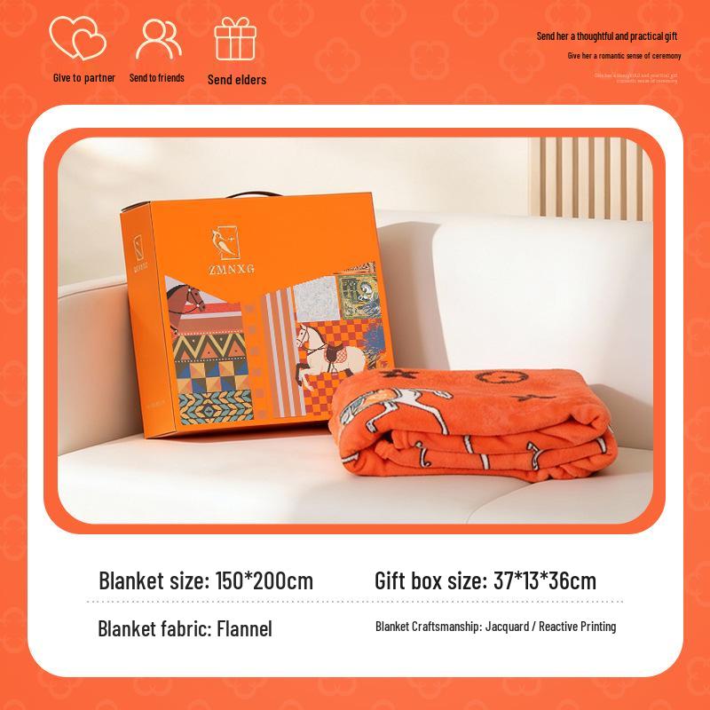 

Mother s Day Practical Blanket Gift Box for Employees, Customers, and Girls Box Size 37*13*36