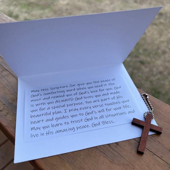 1 bouteille de versets bibliques en pot pour les émotions et les sentiments Cartes de versets bibliques fabriquées à la main Cartes de demande de prière colorées Cadeau biblique chrétien Dévotion