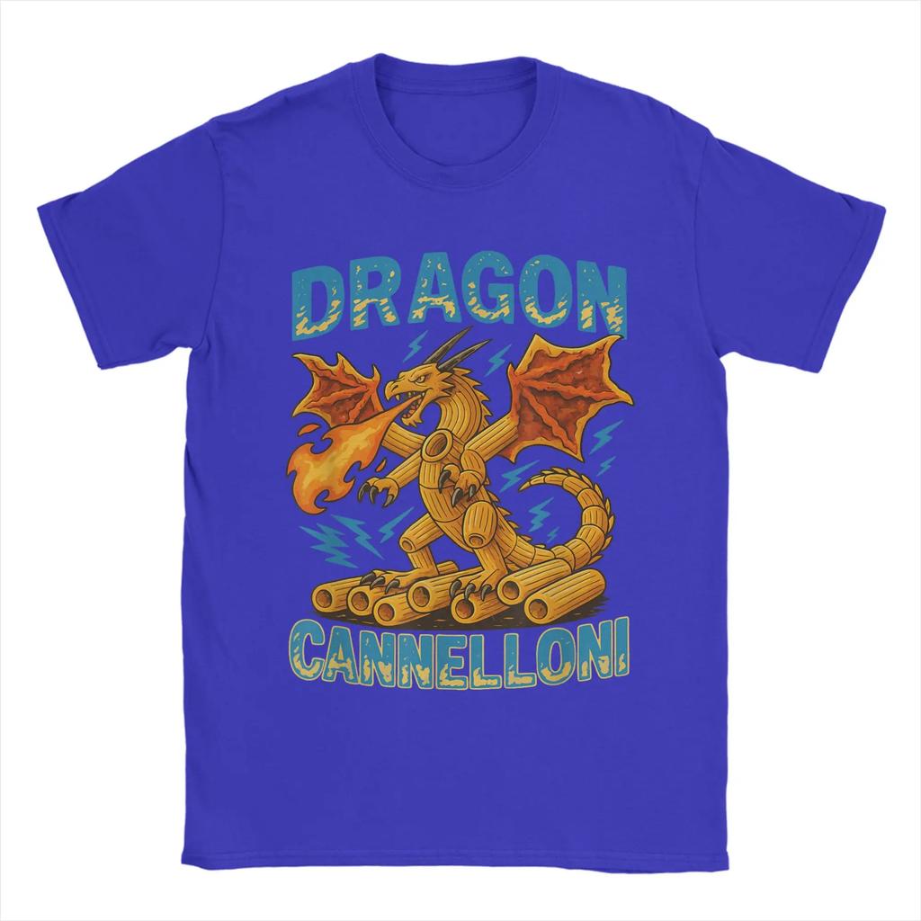 Brain Rot Kids Meme Italian Brainrot Dragon Cannelloni T Shirt Mens Pure Cotton Vintage TShirt O Neck Tees Tops Plus Size