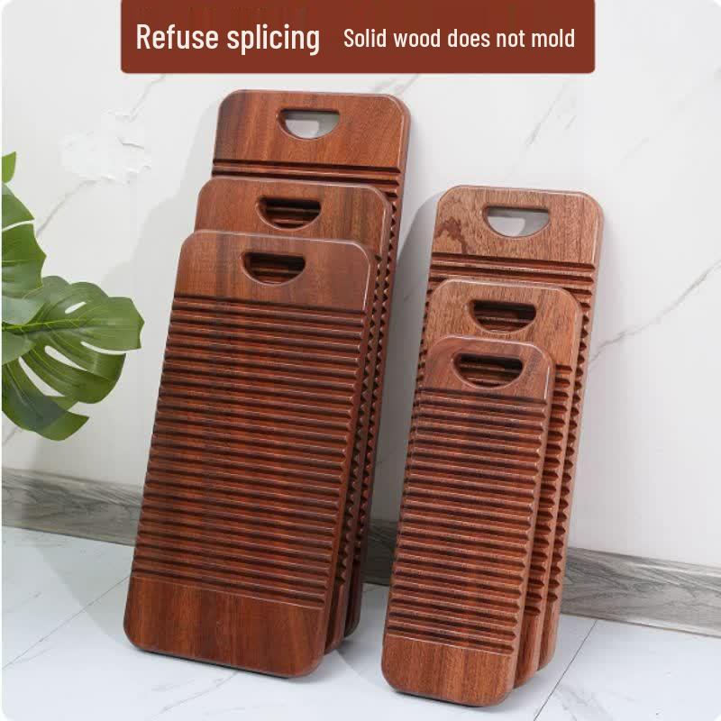 Thickened Anti-Slip Solid Wood Washboard