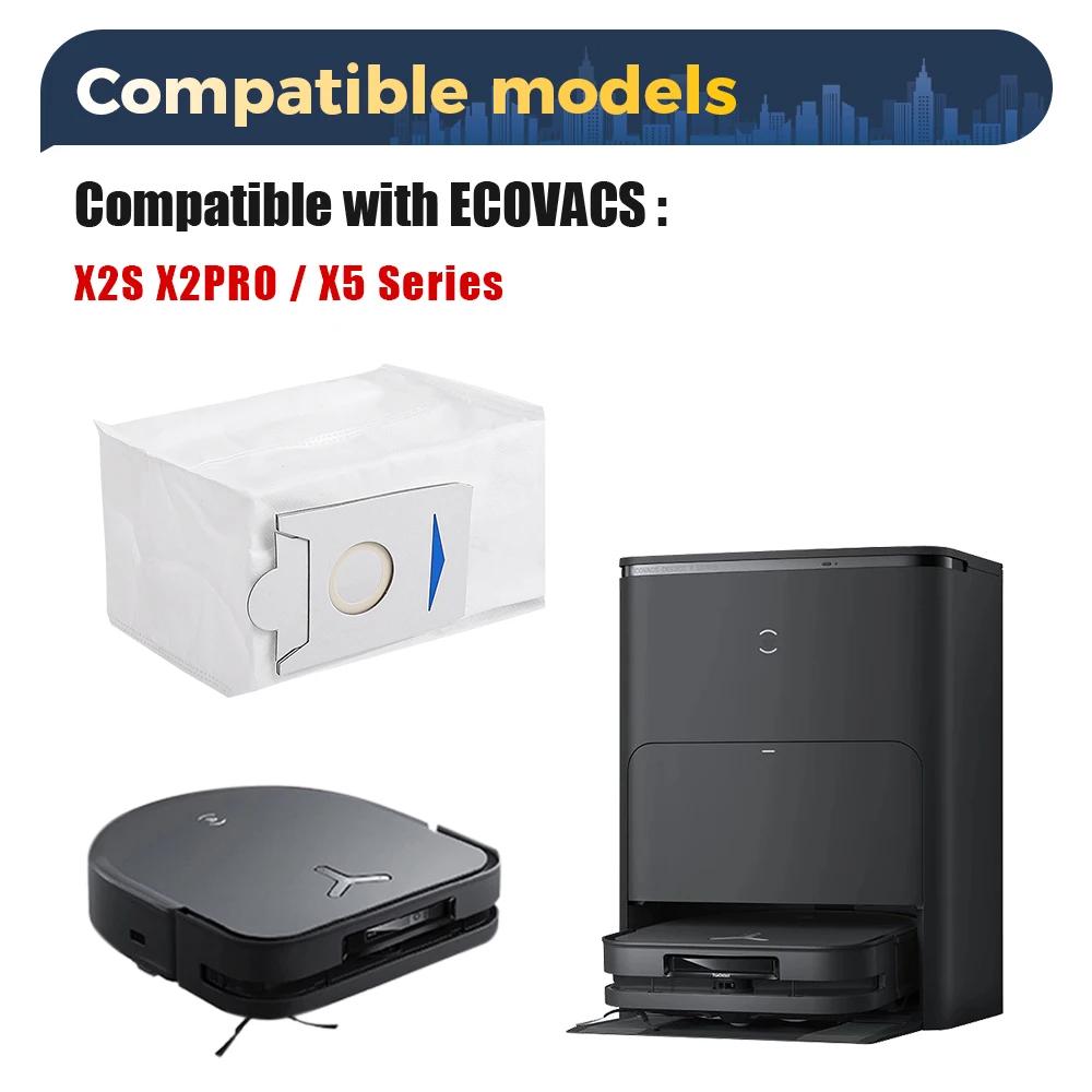 Stofzak Hoofdzijborstel Filter Dweil Accessoires Voor Ecovacs X5 OMNI / X5 PRO OMNI Robotstofzuiger X5Pro X5 Max Vervangingsonderdelen