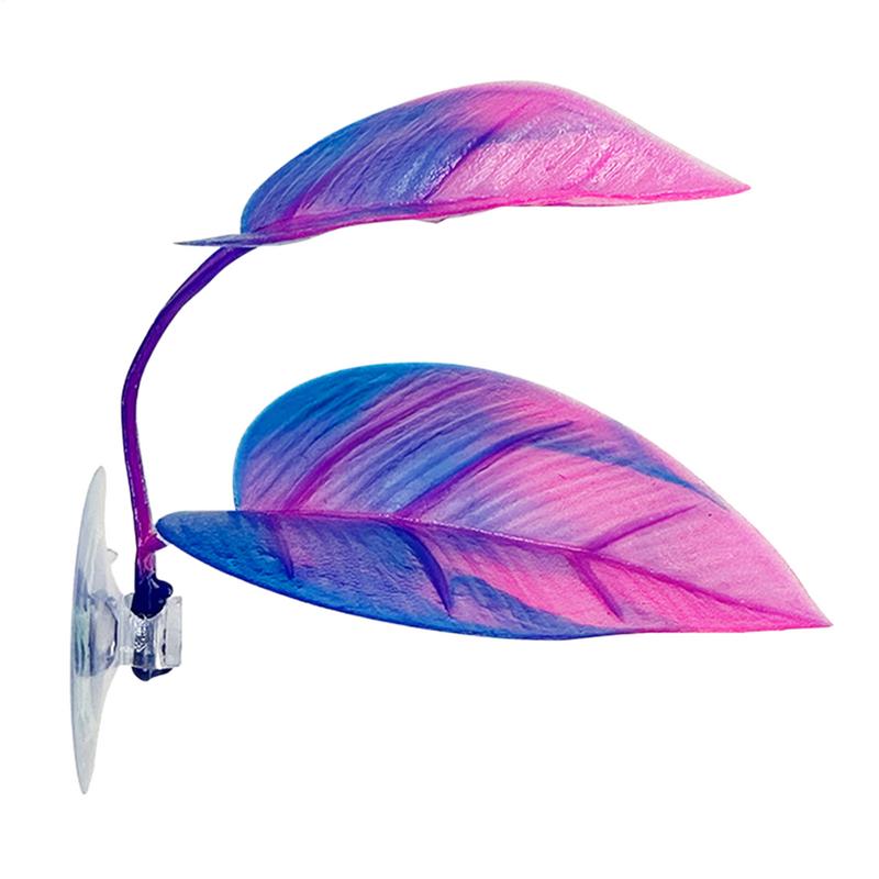 Pets Fish Tank Decor Betta Relax Play Plant Leaf Aquarium Decoration Fish Spawning Ornamental Artificial Leaf Hammock