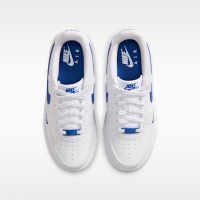 Kids' Sneakers Nike Air Force 1 Tech GS 'White Game Royal'