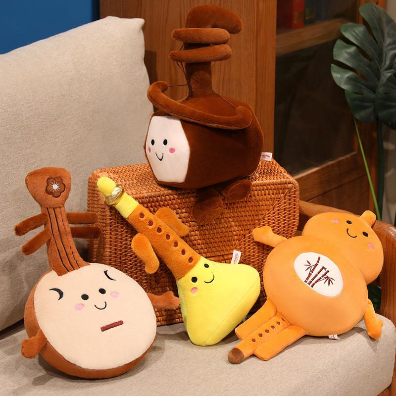 Plush Musical Instrument Decor Set For Kids And Adults With Soft Pp Cotton Filling