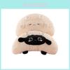 Cute Sheep Plush Pillow With Short Plush Material For Kids Bed Decor