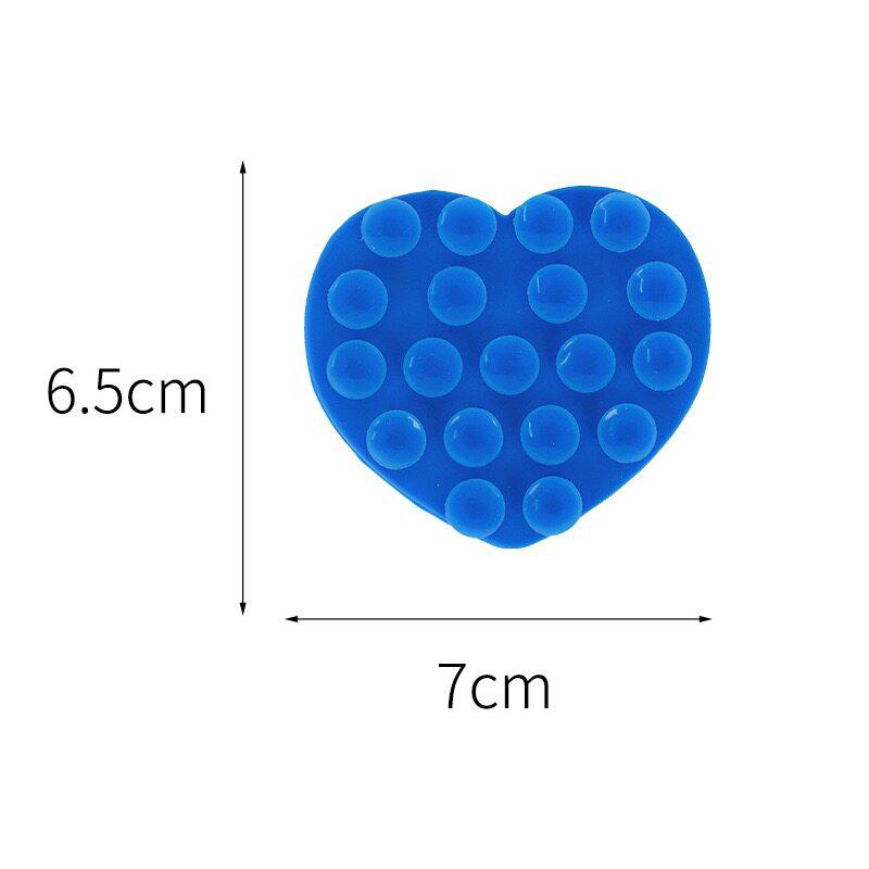 1Pc Backed Adhesive Sucker Pad For Fixed Pad Double Side Silicone Suction Pad For Mobile Phone Fixture Suction Cup
