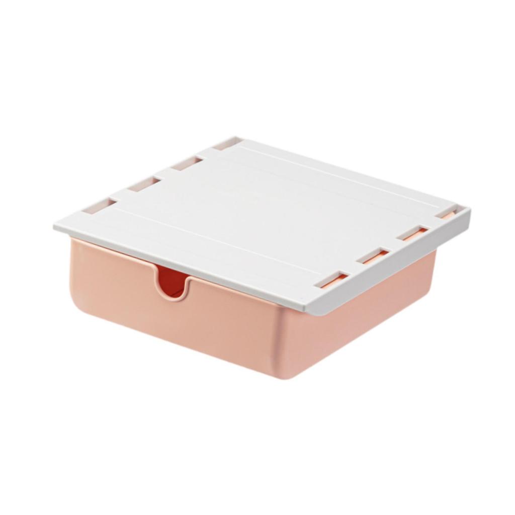 Under Desk Drawer Storage Organizer Storage Box Practical Compact Desk Bottom Organization Box for School Bedroom Kitchen