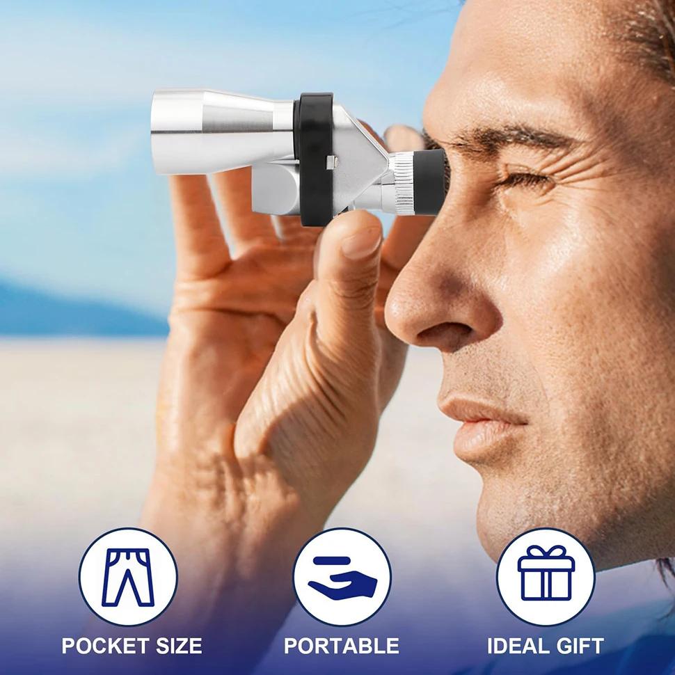 8X20 Portable Handheld Monocular Compact Telescope for Adults Mini for Bird Watching Fishing Camping Hunting Outdoor