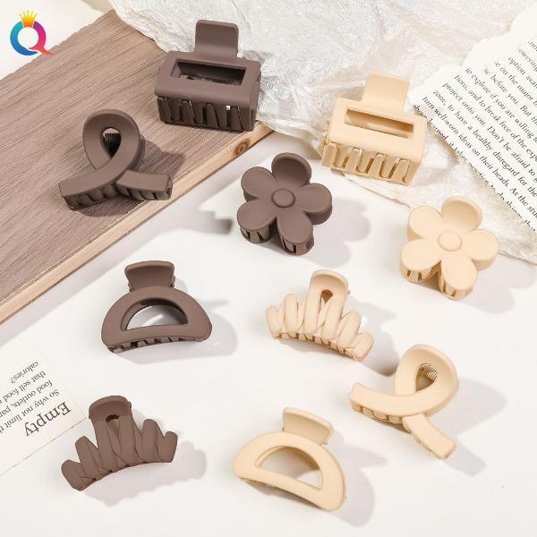 10er-Set kleine hochstehende Pferdeschwanz-Scrunchies Haarspangen aus der hundert Hai-Klammer Haaraccessoires Charge von hochwertigen se