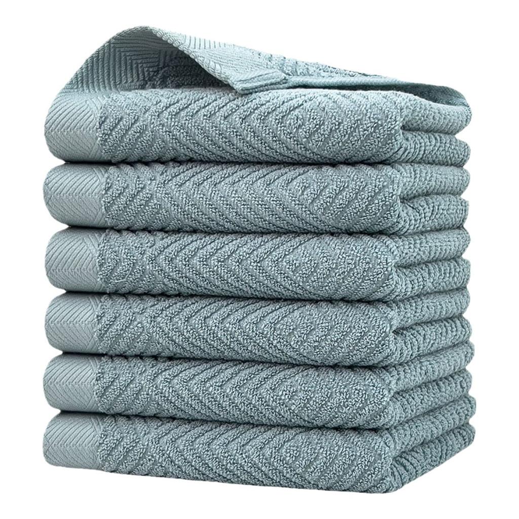 Cotton Towel Six Pcs Cotton Household Color Face Towel FACE TOWEL Warm and Comfortable Home Daily Necessities Elaborately Woven Towels
