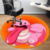 1PC Slime, Pokémon Office Round Rug, Non-slip, Soft and Durable Office Rug for Interior Decoration, Perfect for Office, Beautiful Decoration