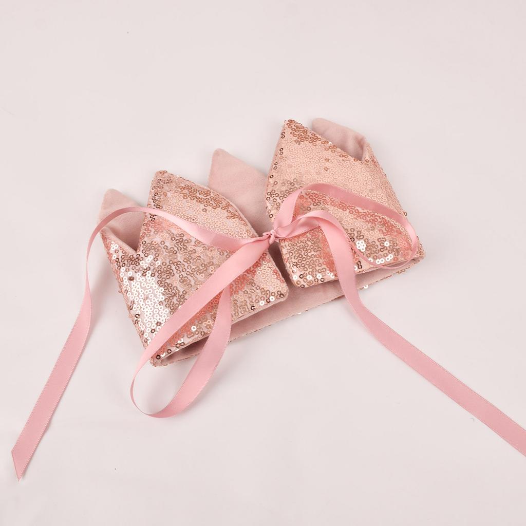 Glitzernde Krone Kopfschmuck & Sternstab Set für Babyparty & Geburtstagsfeier Säuglingsmädchen Feenstab für Bühnenauftritte