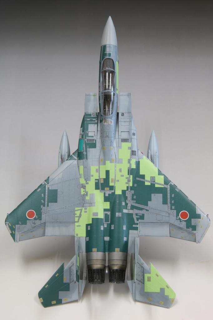 Fine Molds Düsenflugzeug Japanische Luftwaffe Digitaler Kunststoff FK05 1/72 Serie, Selbstverteidigung F-15DJ Aggressor, Tarnung, Grün, Modell, (Flugzeug)