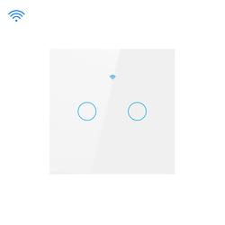 1/2/3/4gang TUYA EU WiFi Smart Touch Switch Neutral Wire/No Neutral Wire Required Wall Touch Switch Work With Alexa Google Home