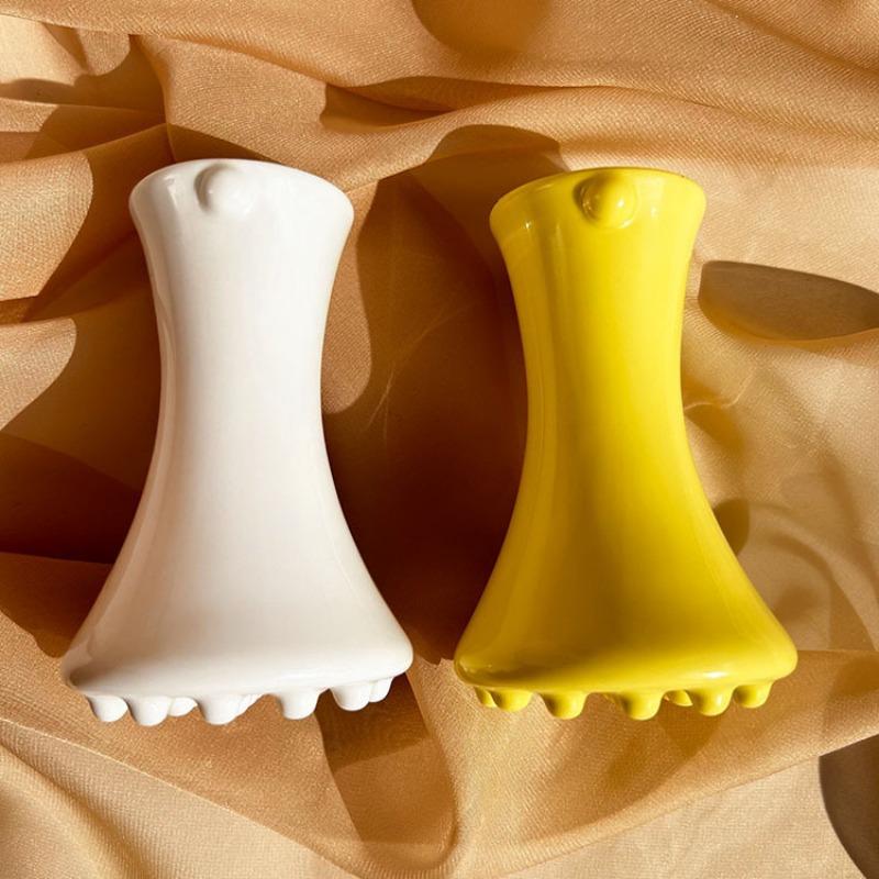 Ergonomic Ceramic Therapy Board: Gua Sha-Inspired Beauty Tool for Meridian Stimulation & Muscle Relief