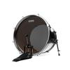 EVANS Bass Drum Head BD18SO1 18" dB Zero High Sound Absorption Black Mesh ShockWeave Mesh 1-Ply