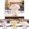 Cute Sanrio Characters Plushies Kuromi Cinnamoroll Melody Backpack Keychain