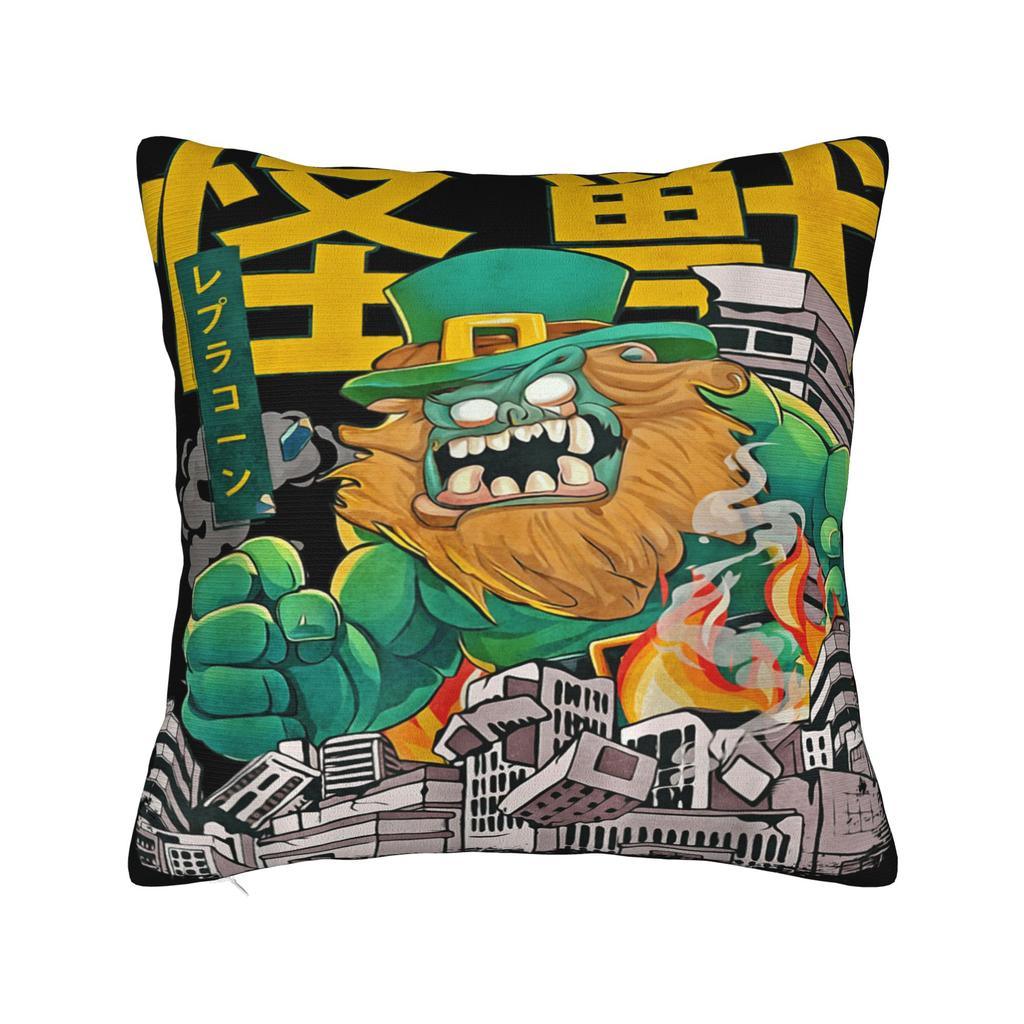 Easter Kaiju Monster Ramen Japanese Kawaii Anime Pillowcases Retro Trendy Pillow Case For Sofa Home Decor Design Pillow Cover