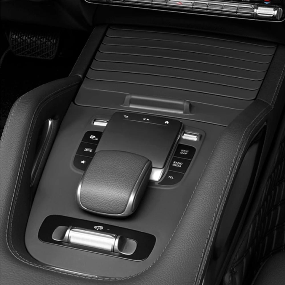 2025 Rejillas de Carreras Calientes Panel de Control Central de Coche Almohadilla Protectora de Silicona Cubierta Decorativa Para Mercedes Benz GLE GLS Clase GLE350/450 G