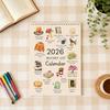 2026 Bucket List Calendar Artistic Wall Calendar Planner Hanging Monthly Calendar Time Reminder Card for Home Office Use
