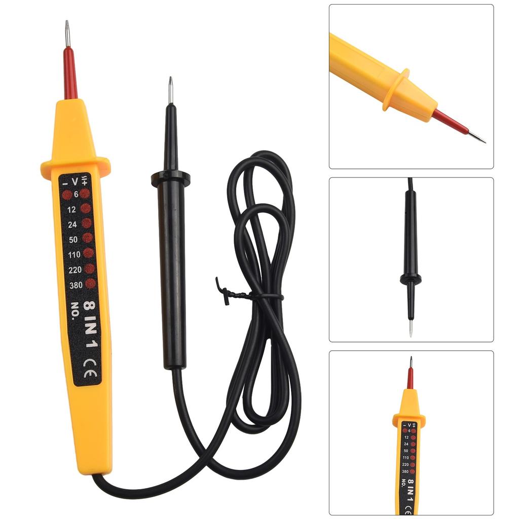 8 In 1 Tester Voltage AC DC 6-500V Auto Electrical Pen Circuit Detector Tester