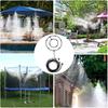 Cooling Sprayer with Removable Nozzles Tee Fitting Filter Patio Energy Saving Fan Misting Kit