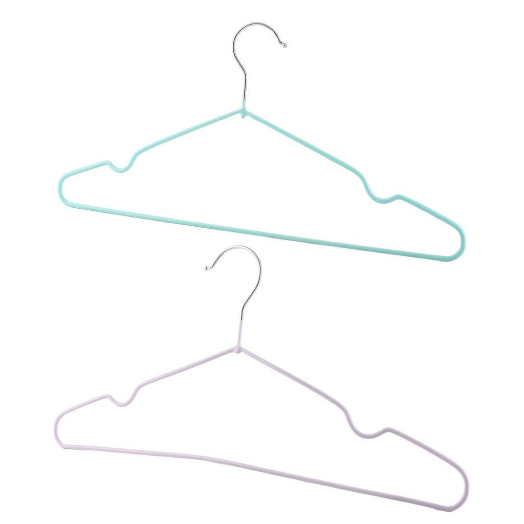 Anti Slip Clothes Hanger Stainless Steel Plastic Space Saving Adult Coat Shirt Hanger for Home Use Anti Slip Clothes Hangers