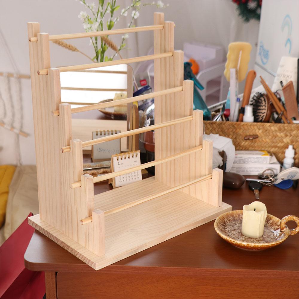 4/6 Tier Wooden Jewelry Display Stand Multi-functional Jewelry Display Rack  Bracelet