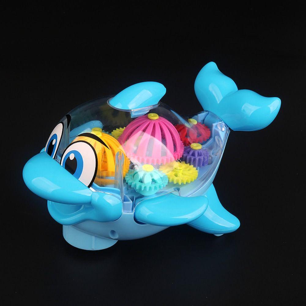 Light Music Light Up Dolphin Toy Electric Simulation Sea Animal Toy  Toddlers  Kids