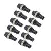 10pcs Panel Mount Screw Cap Fuse Holder Case for Radio Glass Tube Fuses 5 x 20mm