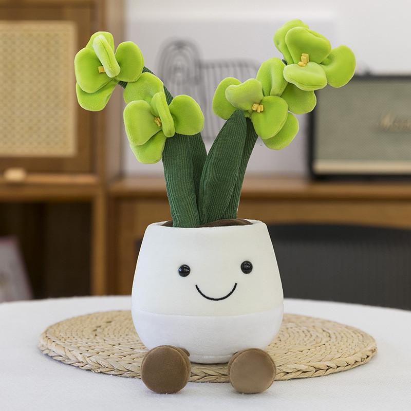 Lotus Sunflower Orchid Plsuh Toy Stuffed Doll Kids Gift Cartoon Decorations