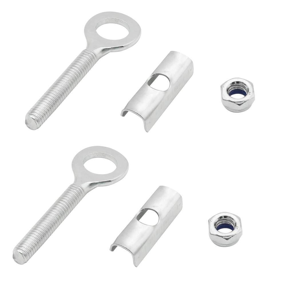 Aoling Chain Adjuster for Motorcycle, 49CC Moped, Plated Shiny 2