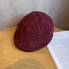Solid Color Vintage Hat Women Polyester Material Sun Protection Adjustable Fit