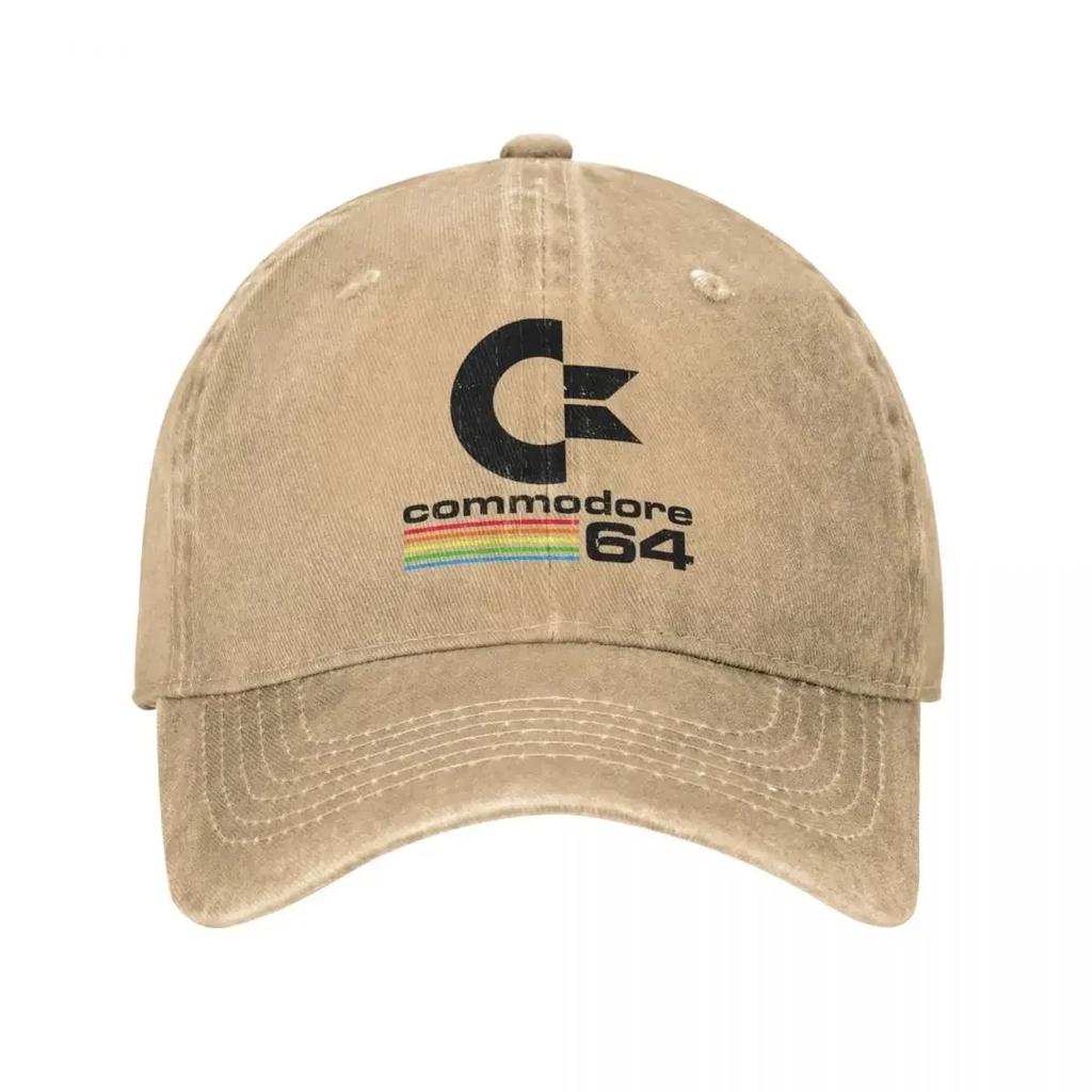 Cappellini da Baseball Vintage Commodore 64 Merch Per Unisex Cappelli Lavati Vintage C64 Retro SID Amiga Cappellino Cappello da Papà Regolabile
