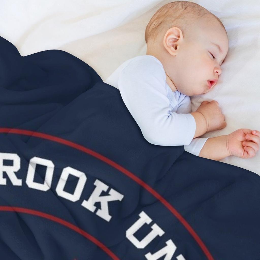 Stony Brook - Circle Throw Blanket Plush Decorative Beds Quilt funny gift Blankets