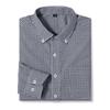 Camicie Oxford in Cotone Casual da Uomo con Taschino Singolo, Manica Lunga, Vestibilità Standard, Comode, Button-down, a Quadri
