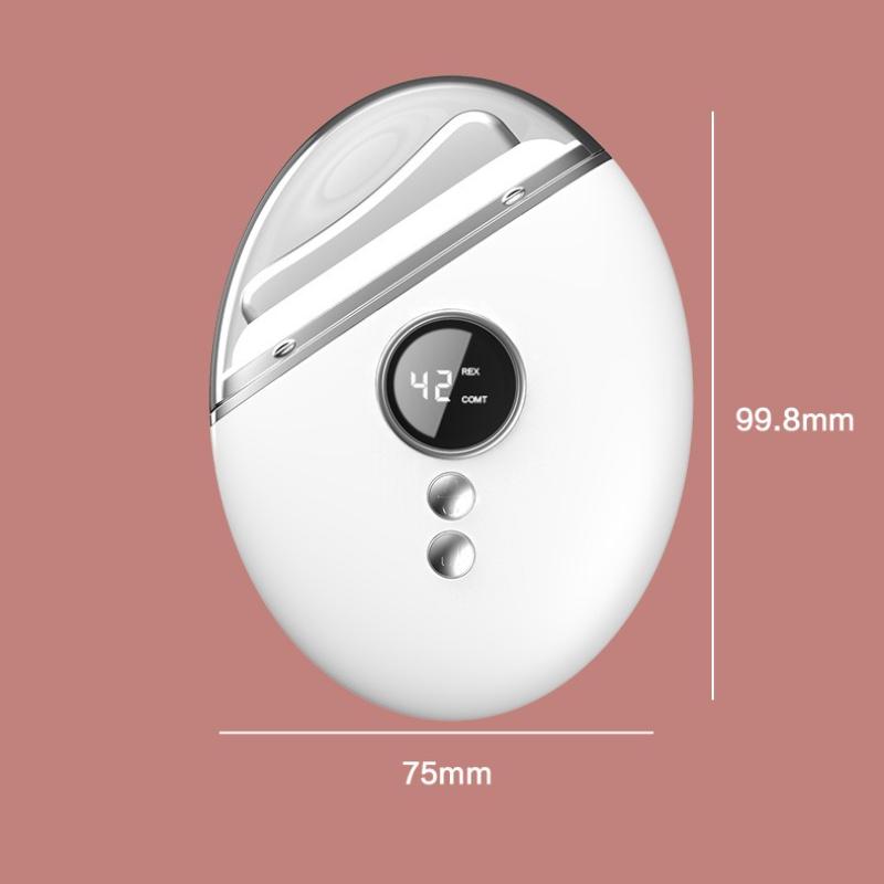 5-Speed Rechargeable Gua Sha Massager – Facial Lifting & Neck Sculpting Tool with LED Light Therapy & Heating Function