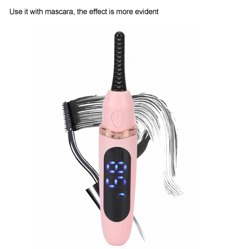 Electric Eyelash Curler Handheld Usb Charging Intelligent Temperature Control Electric Heating Eyelash Curler