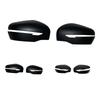 Kolip 1 Pair Exterior Side Rear View Mirror Housing, Car Door Wing Mirror Cover Cap Left And Right Sides Compatible For NAVARA D23 NP300 2015-2021
