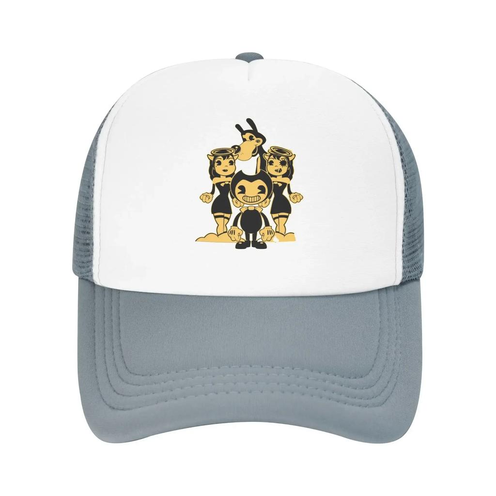 Games Famlily Bendys Pool Party Mesh Baseball Caps Women  High-end Female Beach Dad Hat Peaked Cap