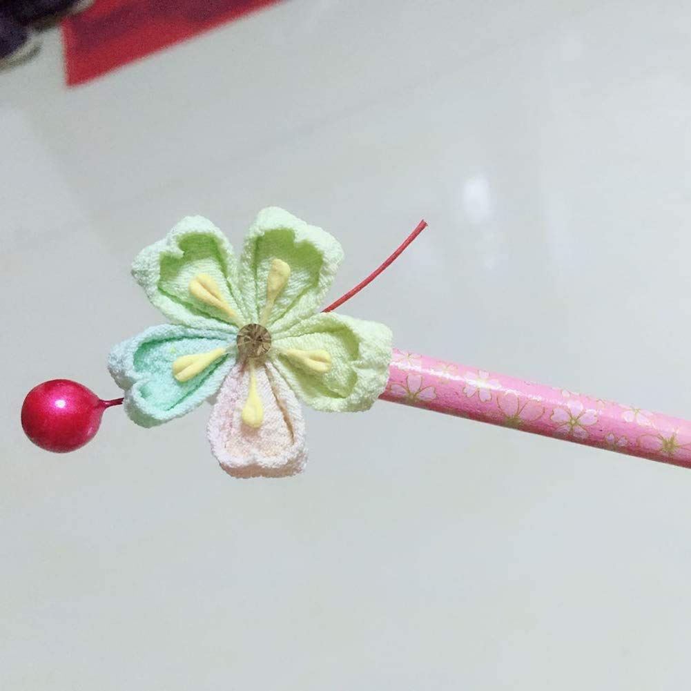 misaki Tsumami Craft Material Crepe Gradient Colorful Rainbow Hair 300 Pieces Kit, Fabric, Pre-cut, Color, Color, Cloth, Ornament, DIY, Handmade,