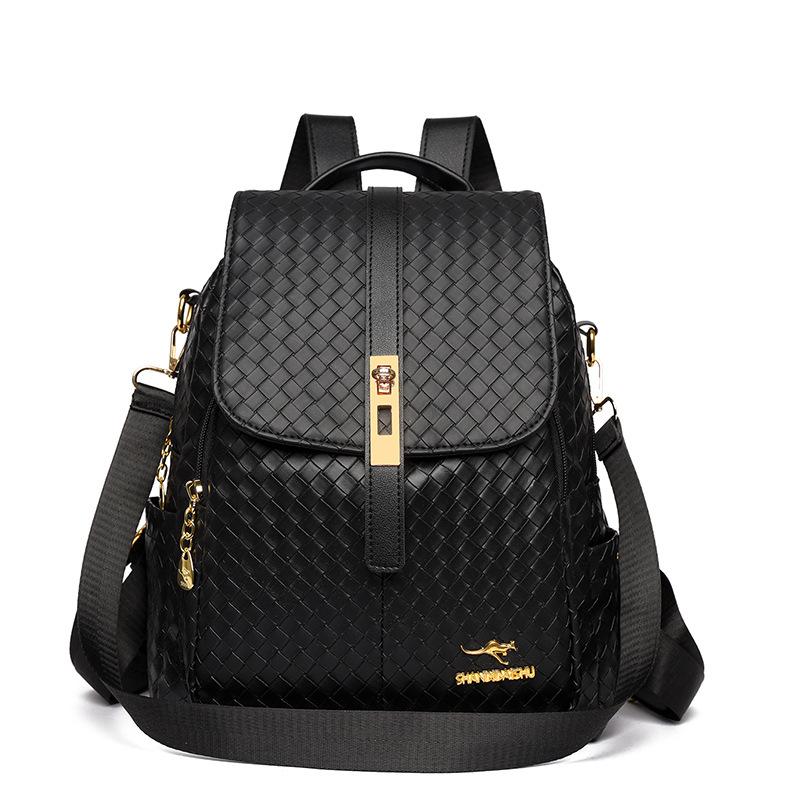Dual-shoulder Bag Trendy Women's Backpack Large Capacity Casual Versatile Women's Bag